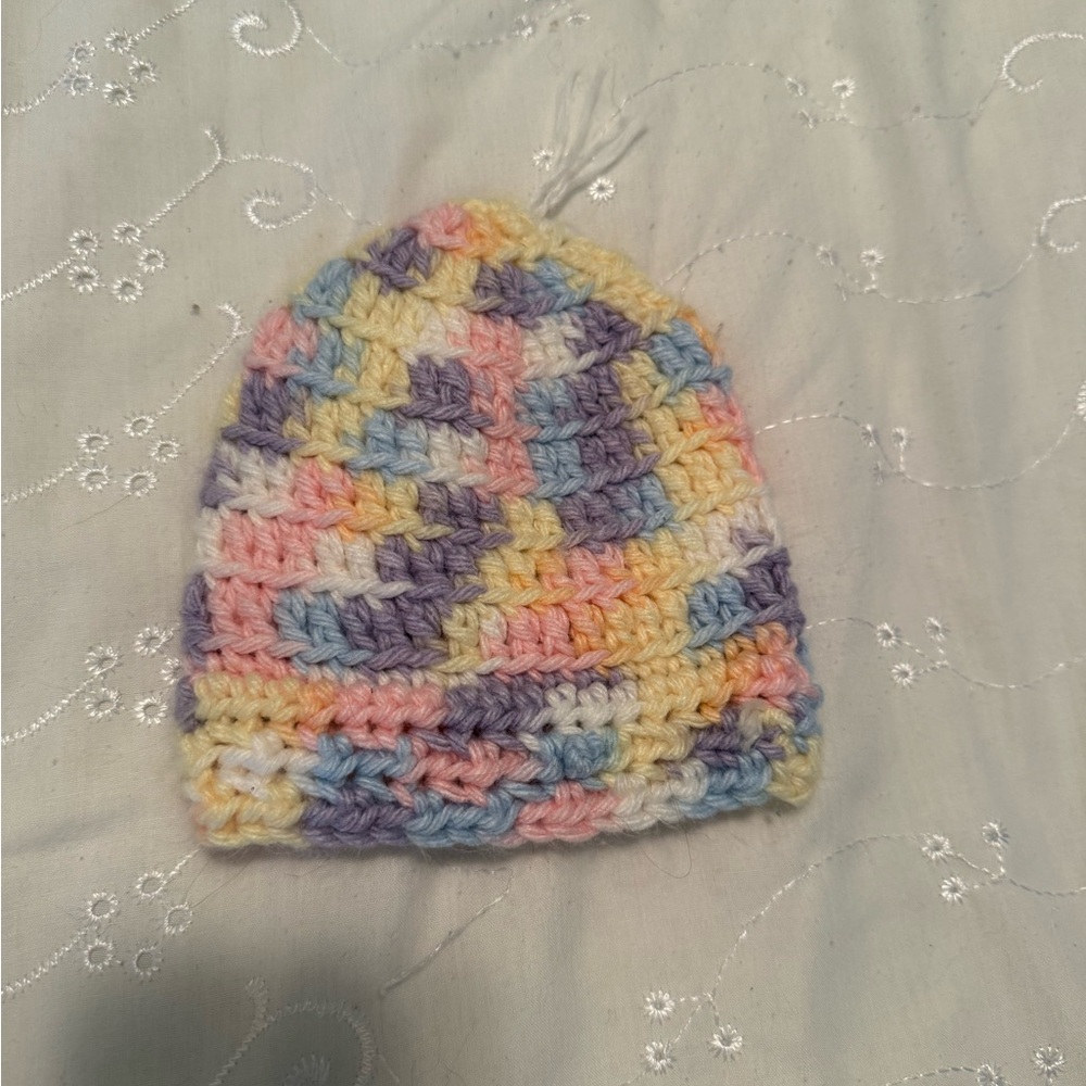 Colorful Crochet Baby Hat